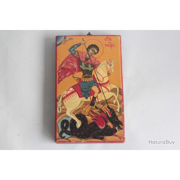 Ic�ne orthodoxe Saint Georges terrassant le dragon