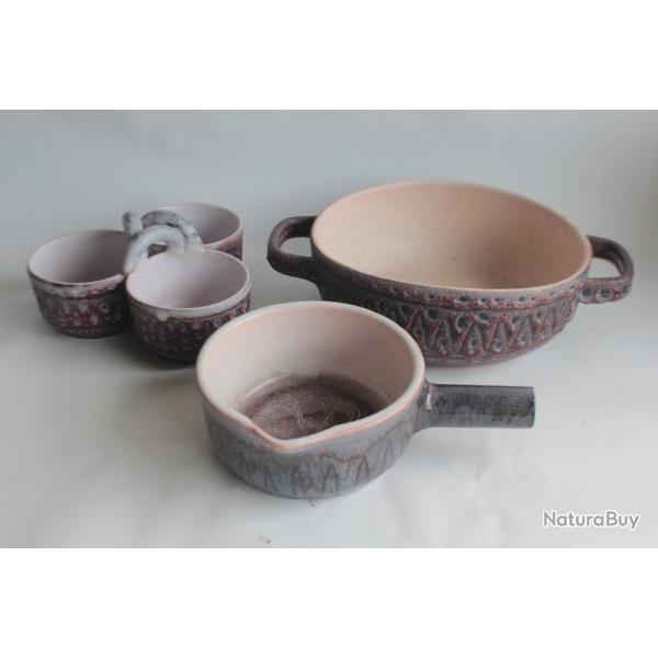 Jean AUSTRUY Plats C�ramique Vallauris