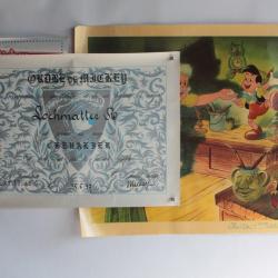 Affiche film Pinocchio Walt Disney Mickey Magazine
