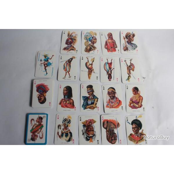 Jeu de cartes Tribus Africaines Modiano