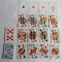 Jeu de cartes publicitaire Lampe Clovis Auto Moto Vélo Cyclomoteur