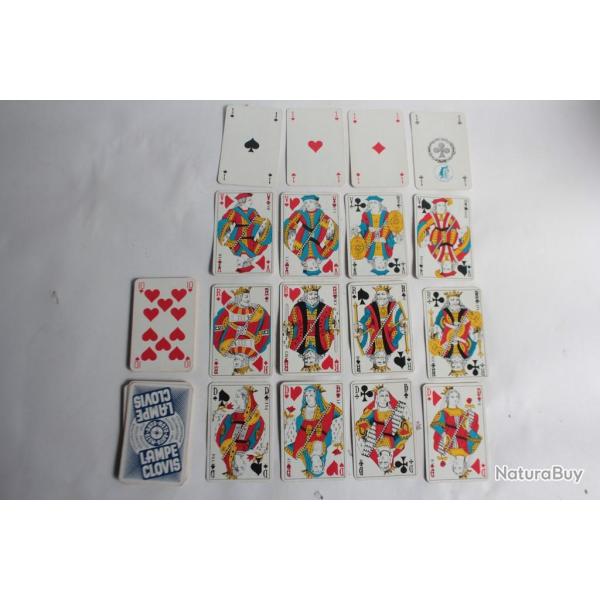 Jeu de cartes publicitaire Lampe Clovis Auto Moto V�lo Cyclomoteur