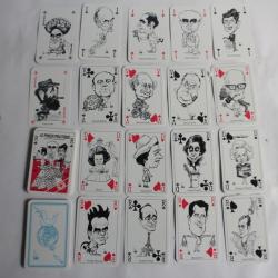 Jeu de cartes Poker politique français illustrations Bubec