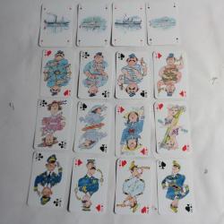 Jeu de cartes CGN Bateaux lac Léman illustrations Perret Suisse