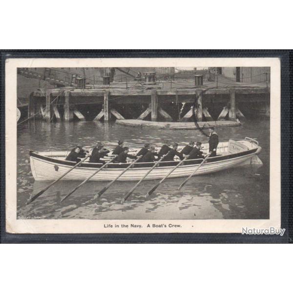 CPA - Marine Militaire -TLife the Navy A Boat s Crew N�3681