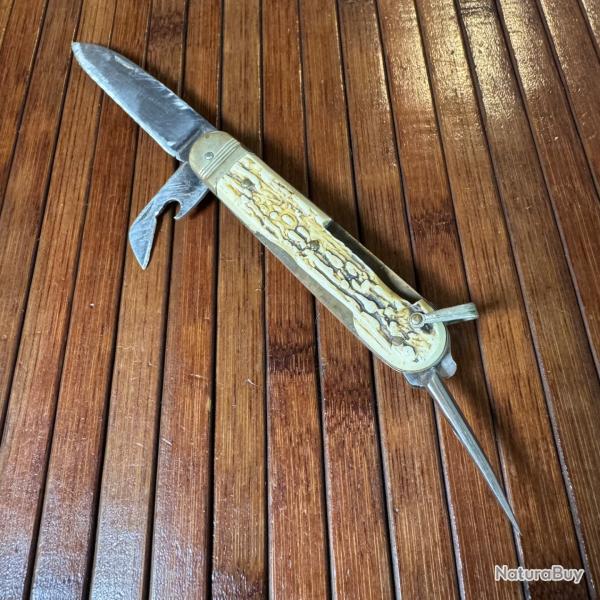 COUTEAU MULTI LAMES MANUFRANCE ST ETIENNE