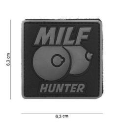 Patch 3D PVC Milf hunter (101 Inc) Gris