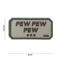 Patch 3D PVC Pew pew pew (101 Inc) D&eacute;sert