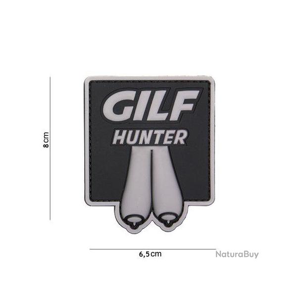 Patch 3D PVC Gilf Hunter Gris (101 Inc) Gris