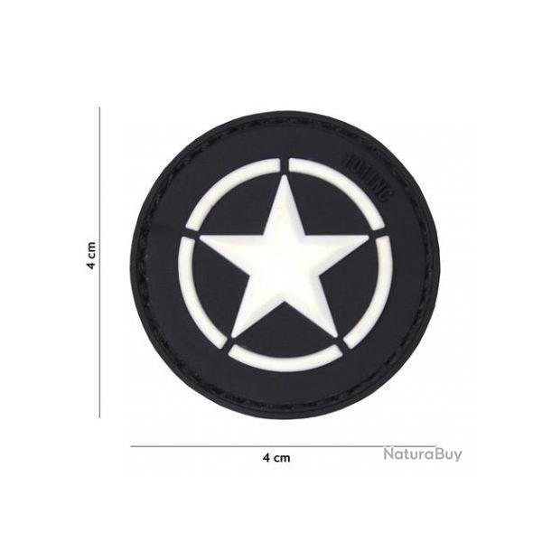 Patch 3D PVC toile (101 Inc) Noir