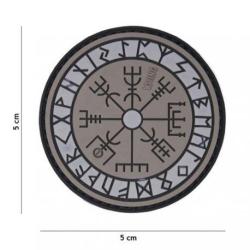 Patch 3D PVC Runes Protection (101 Inc) Gris