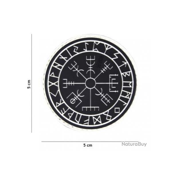 Patch 3D PVC Runes Protection (101 Inc) Noir