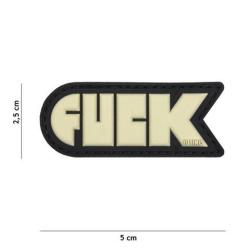 Patch 3D PVC Fuck (101 Inc) Coyote