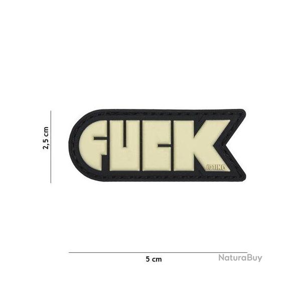 Patch 3D PVC Fuck (101 Inc) Coyote