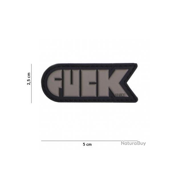 Patch 3D PVC Fuck (101 Inc) Wolf Grey
