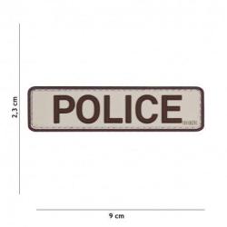 Patch 3D PVC Police (101 Inc) D&eacute;sert