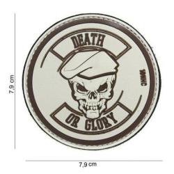 Patch 3D PVC Death or Glory (101 Inc) D&eacute;sert