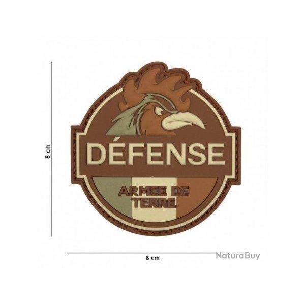 Patch 3D PVC Defense Armee de Terre (101 Inc) Coyote