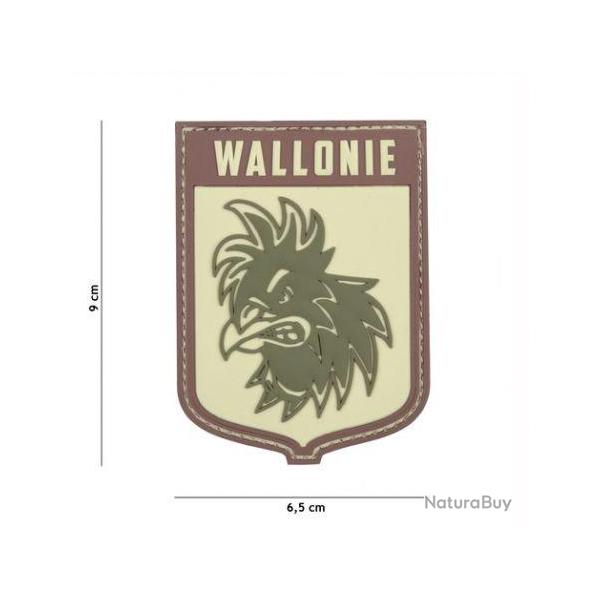 Patch 3D PVC Ecusson Wallonie (101 Inc) Multicam