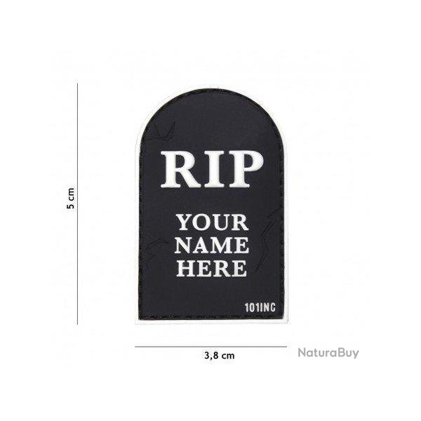 Patch 3D PVC RIP (101 Inc) Noir