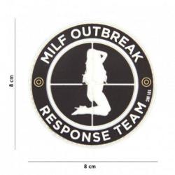 Patch 3D PVC Milf Outbreak (101 Inc) Noir