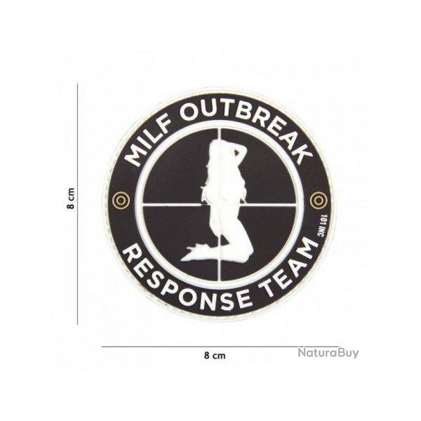 Patch 3D PVC Milf Outbreak (101 Inc) Noir