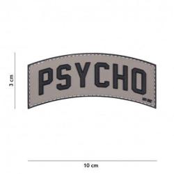 Patch 3D PVC Psycho (101 Inc) Gris