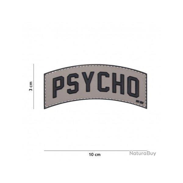 Patch 3D PVC Psycho (101 Inc) Gris