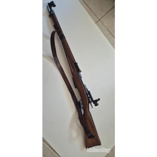 Schmidt rubin 22 lr avec dioptre en bo�tier 22 lr d'origine car la mun 7,5 n'entre pas dans culasse