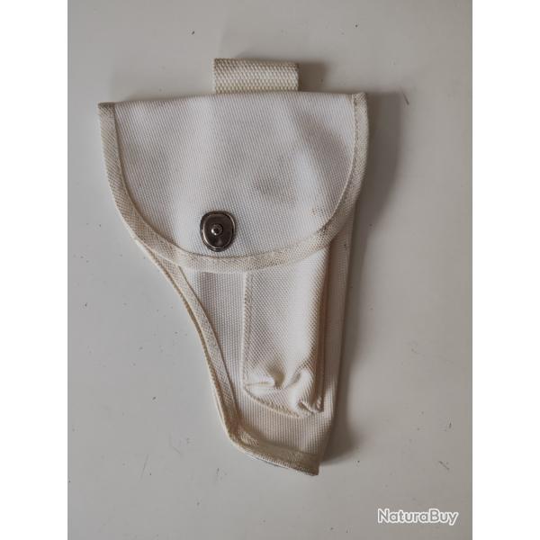 HOLSTER BLANC EN TISSU, ARM�E ITALIENNE