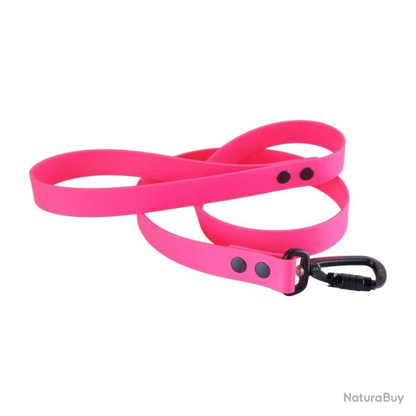 Laisse BIO-BETA Twist-Lock 25 mm rose