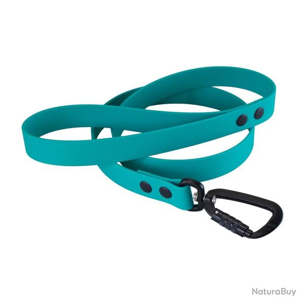 Laisse BIO-BETA Twist-Lock 25 mm turquoise