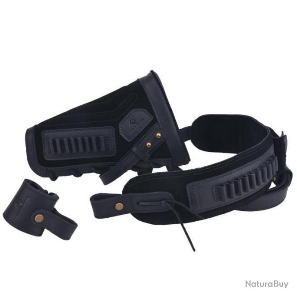Busc et bretelle pour gaucher calibre 22lr - noir - LIVRAISON GRATUITE