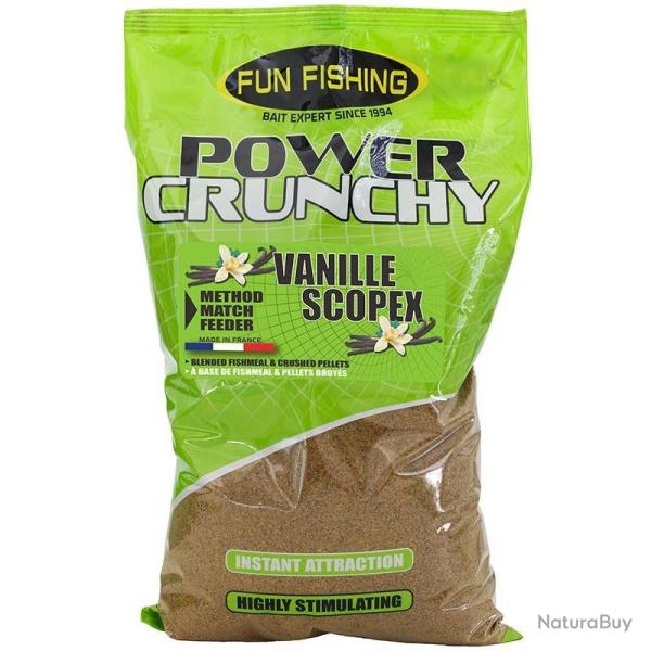 AMORCE POWER CRUNCHY 2KG VANILLE SCOPEX