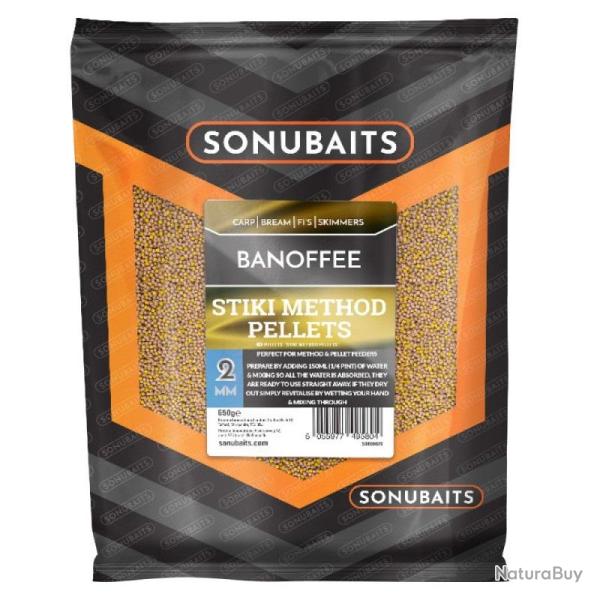 STIKI METHOD PELLETS SONUBAIT BANOFFEE 2MM 650GR