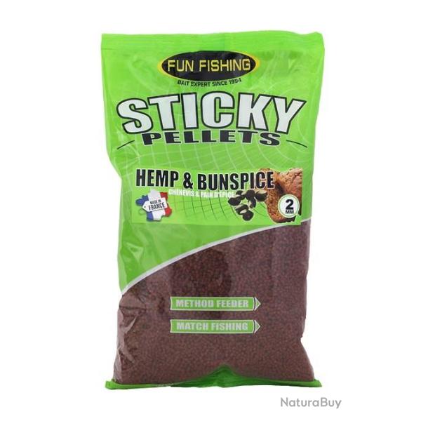 STICKY PELLETS HEMP AND BUN SPICE 2MM 700GR