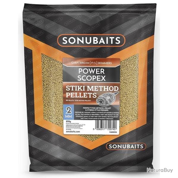 STIKI METHOD PELLETS SONUBAIT POWER SCOPEX 2MM 650GR