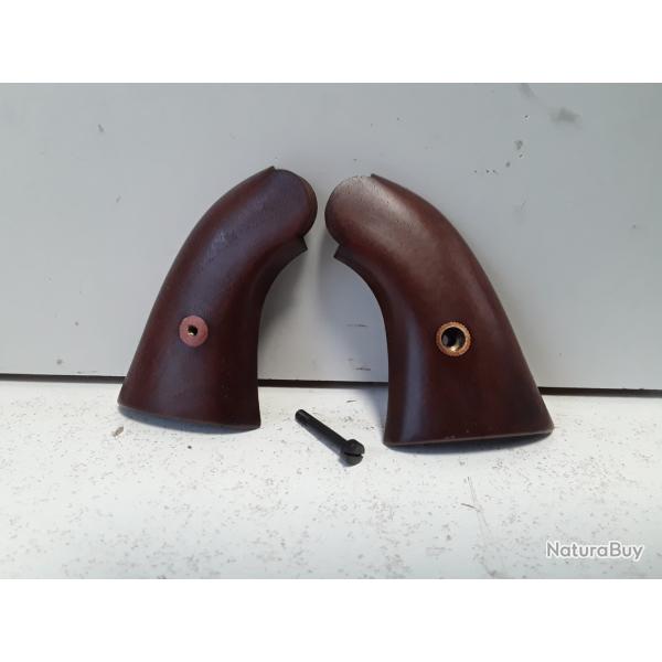 Plaquettes de crosse bois poir poudre noire new modele 1858 army