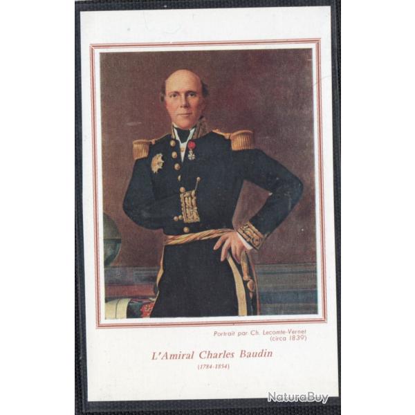 CPA-PHOTO -Portrait du L'Amiral Charles Baudin (1784-1854)Les collections  N�3689