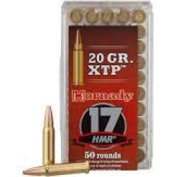 Boite de munition Hornady 17HMR XTP 20GR x50
