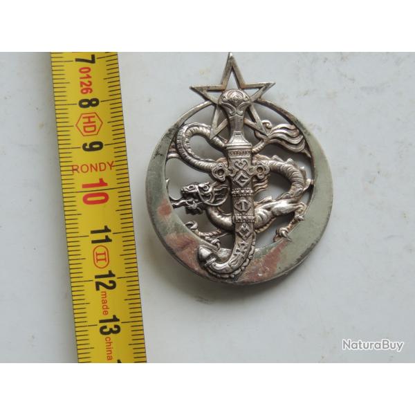 GUERRE ALGERIE : INSIGNE TABORS MAROCAINS / DRAGO PARIS ROMAINVILLE