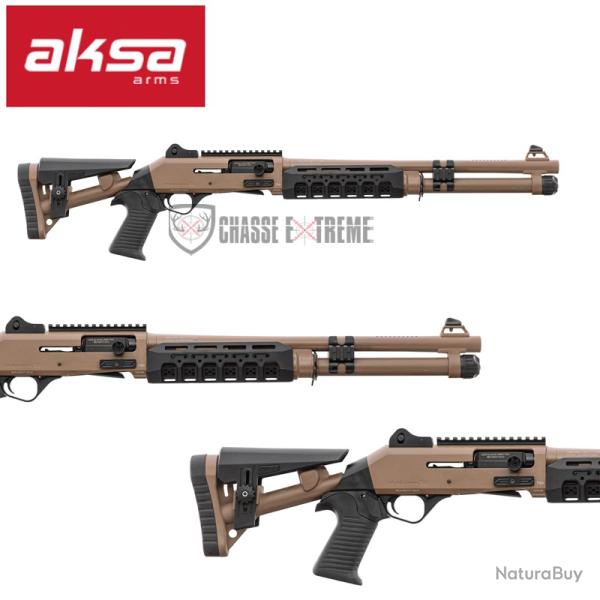Fusil AKSA ARMS S4 Extreme 47cm Cal 12/76 Fde