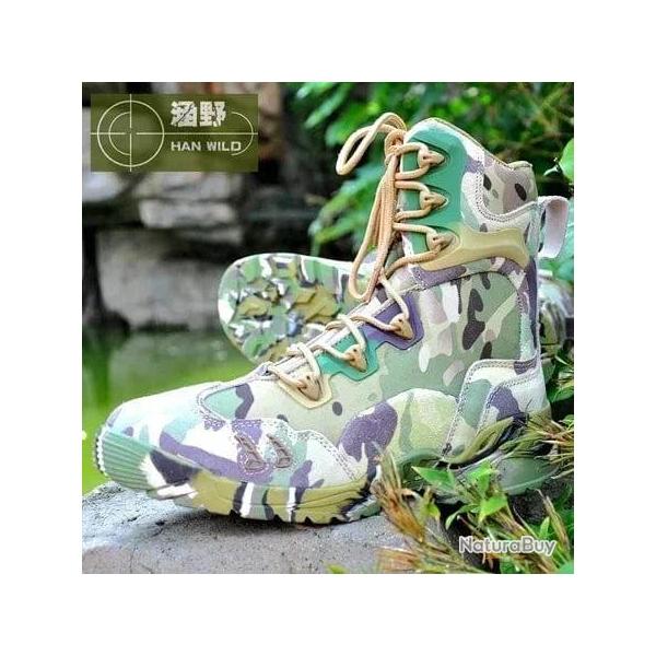 Bottes montantes Ravix Enduro HWILD cuir - Camouflage / 7