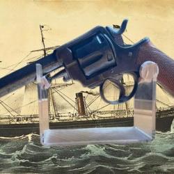 EXEPTIONNEL ! Revolver Max FLIEGENSCHMIDT - COMPAGNIE GENERALE TRANSATLANTIQUE