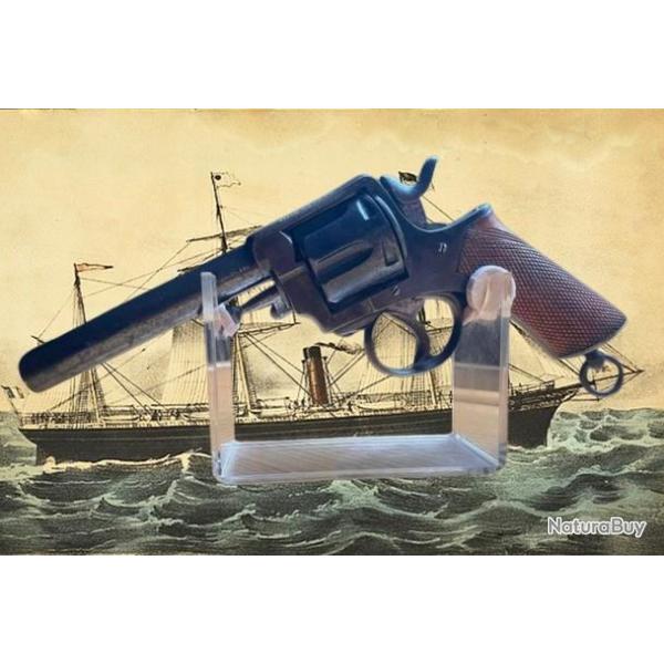 EXEPTIONNEL ! Revolver Max FLIEGENSCHMIDT - COMPAGNIE GENERALE TRANSATLANTIQUE