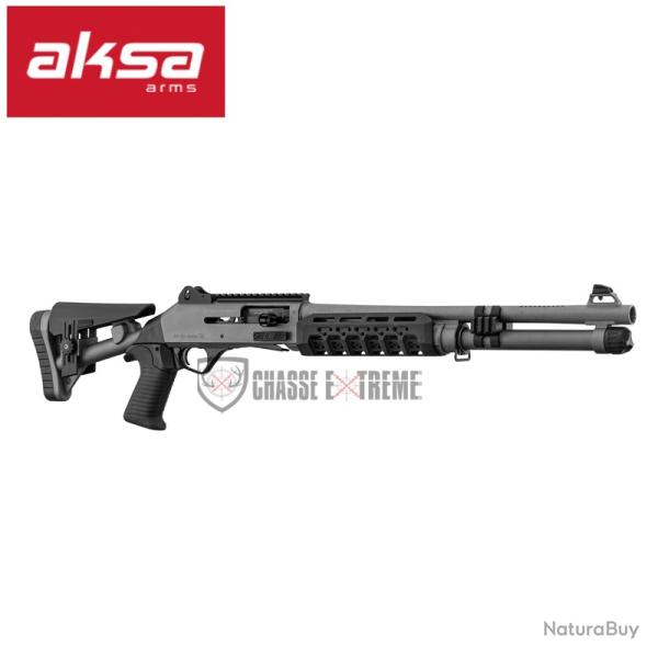 Fusil AKSA ARMS S4 Extreme 47cm Cal 12/76 Tungstene Gris