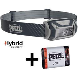 Lampe frontale Petzl Tikka Core grise