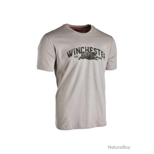 T-shirt gris de marque Winchester mod�le Vermont