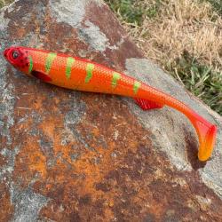 Leurre souple Fox rage Slick Shad 11cm atomic perch EXCLUSIF