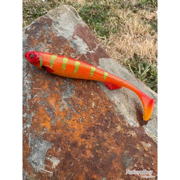 Leurre souple Fox rage Slick Shad 11cm atomic perch EXCLUSIF